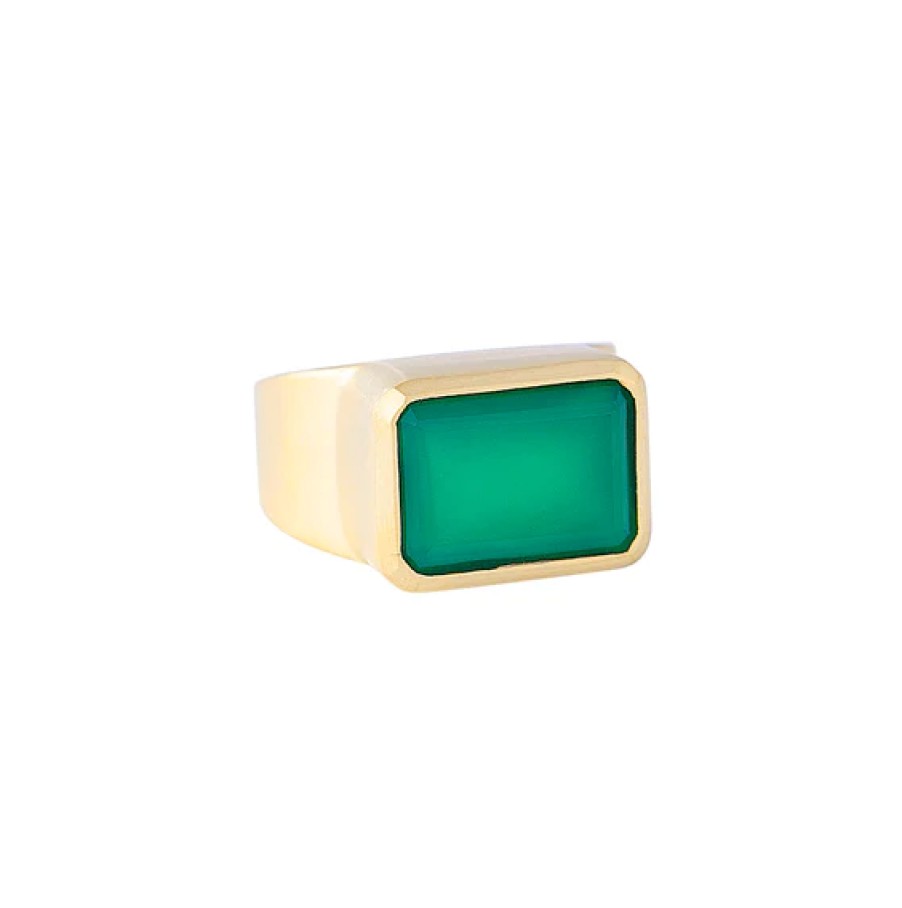 Jewellery Fairley | Fairley Green Agate Cocktail Ring