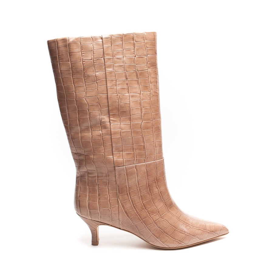 Shoes ivylee Copenhagen | Ivy Lee Lopez Taupe Croco